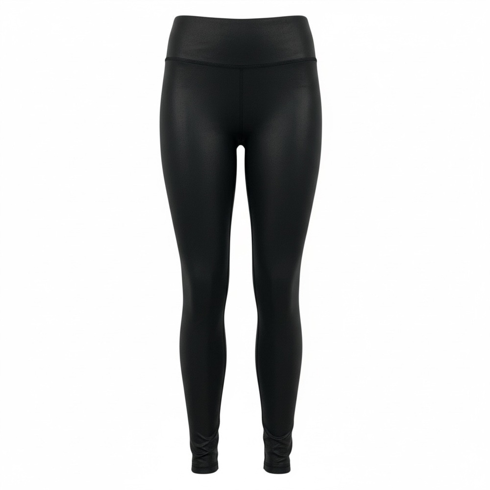 SPANX Faux Leather Black Size Small Leggings High Waist